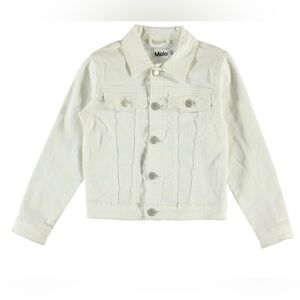 Molo Kids White Jean Jacket